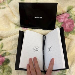 Chanel Black Notebook Diary Moleskin Lined